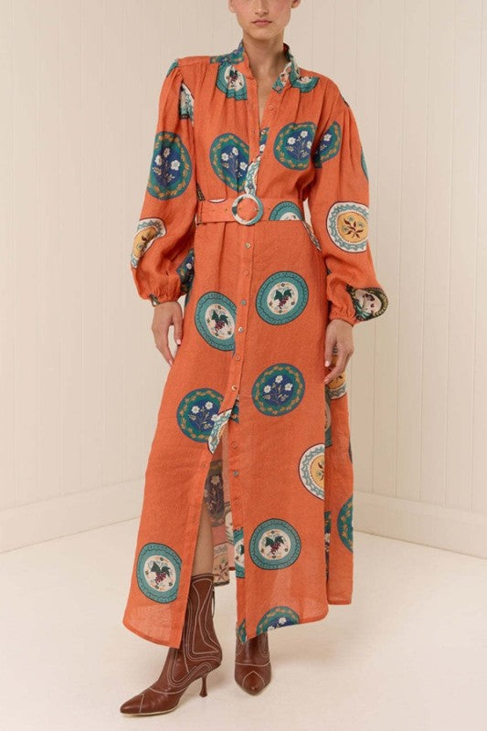 The Kyle Belted Maxi Dress