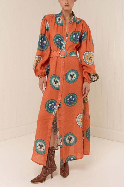 The Kyle Belted Maxi Dress