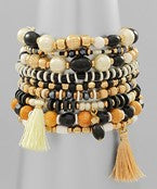 Black Multi Bracelet Set