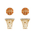 Basketball Earrings