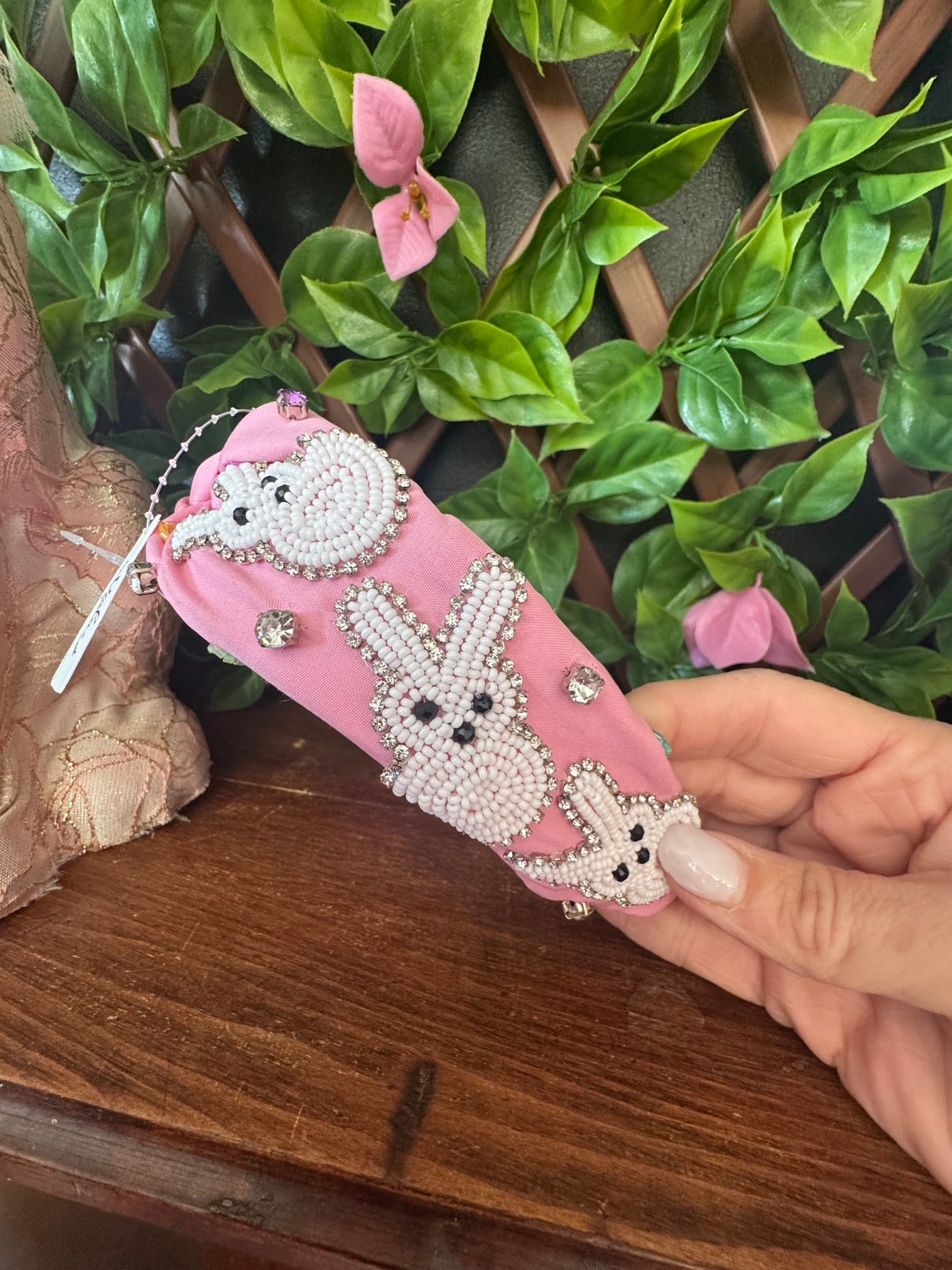 Pink Bunny Headband