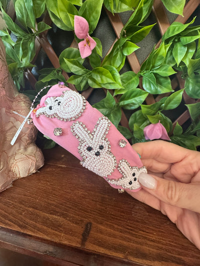 Pink Bunny Headband