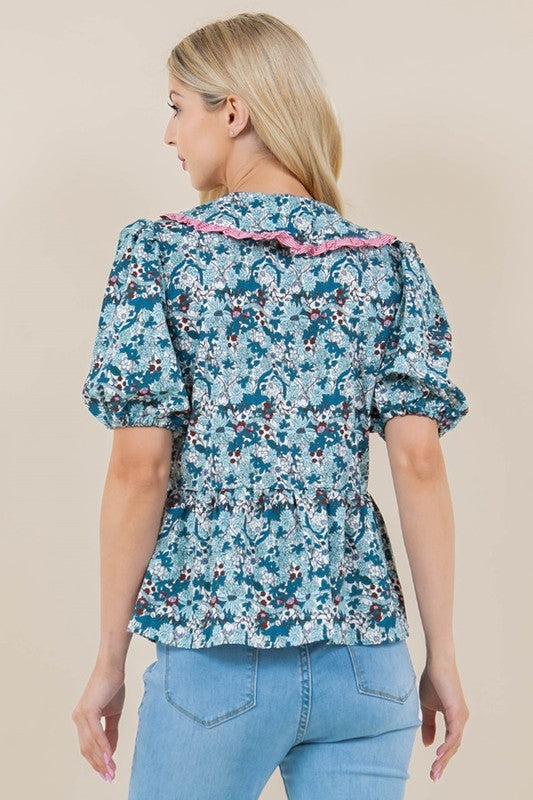 Floral Bow Top
