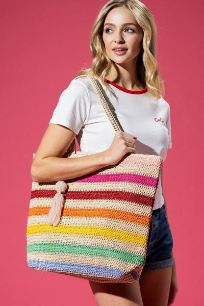 Multicolored Bright Tote Bag