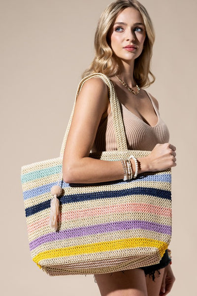 Multicolored Pastel Tote Bag