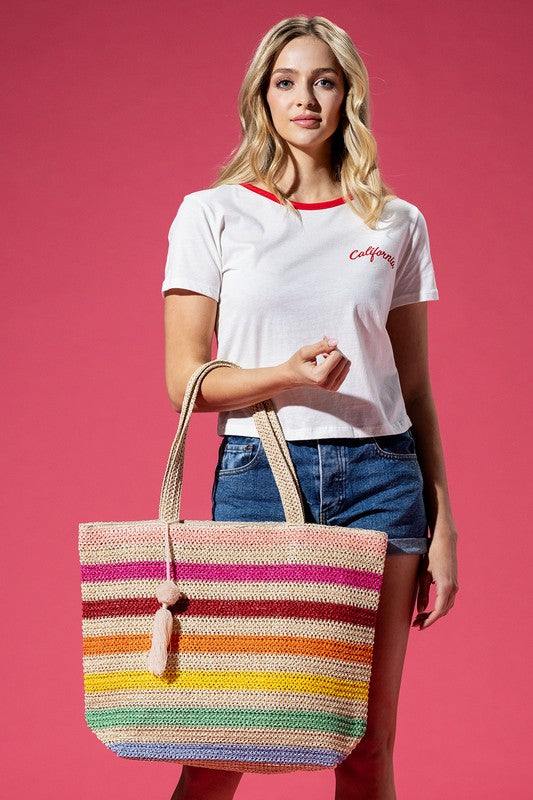 Multicolored Bright Tote Bag