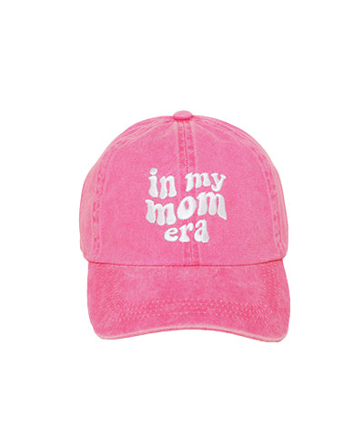 Pink "In my mom era" hat