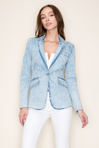 Denim Lined Blazer