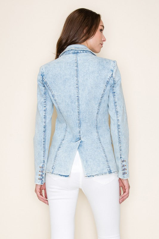 Denim Lined Blazer