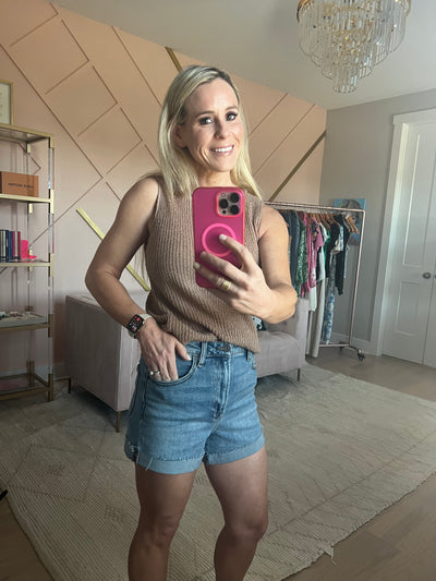 Dark Tan knit Top