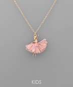 Kids Ballerina Necklace