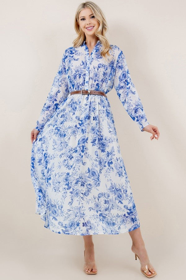 The "Fawn" Belted Dress
