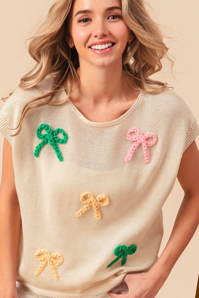 Oatmeal Bow Top