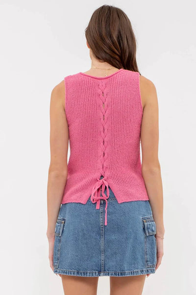 Pink Knit Top
