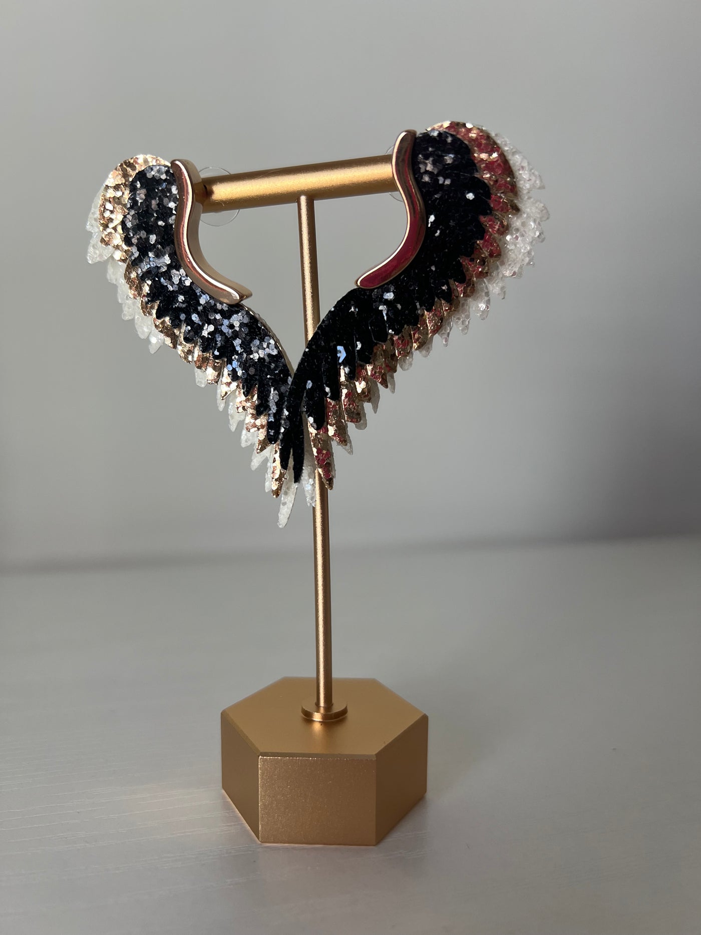 Beaded Wing Earring