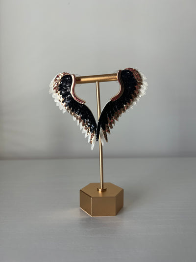 Beaded Wing Earring
